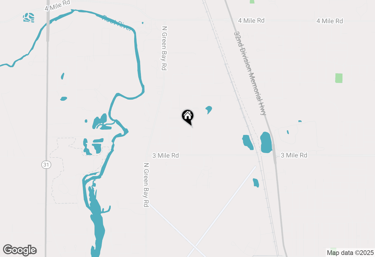 Map of 4150 Goleys Ln, Racine, WI 53404