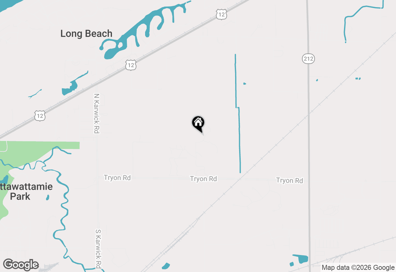 Map of 109 Tryon Farm Lane, Michigan City, IN 46360