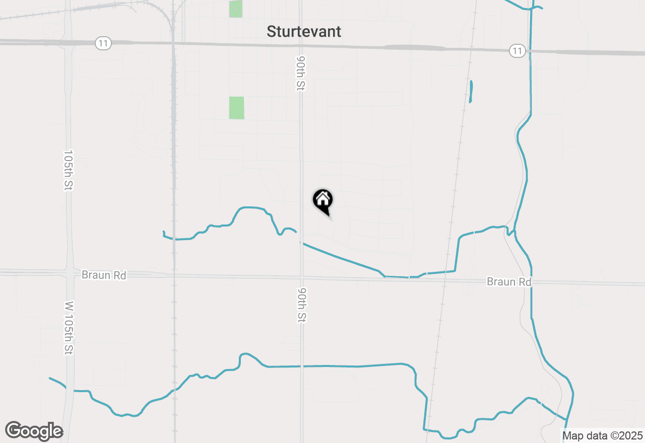 Map of 3725 Princeton Way, Sturtevant, WI 53177