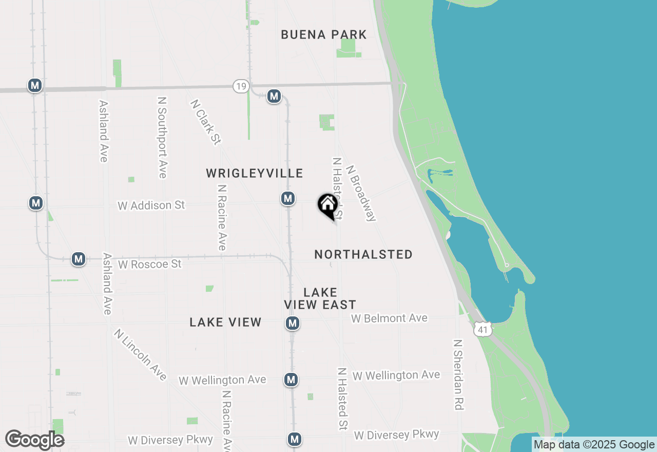 Map of 3507 N Reta Avenue #4, Chicago, IL 60657