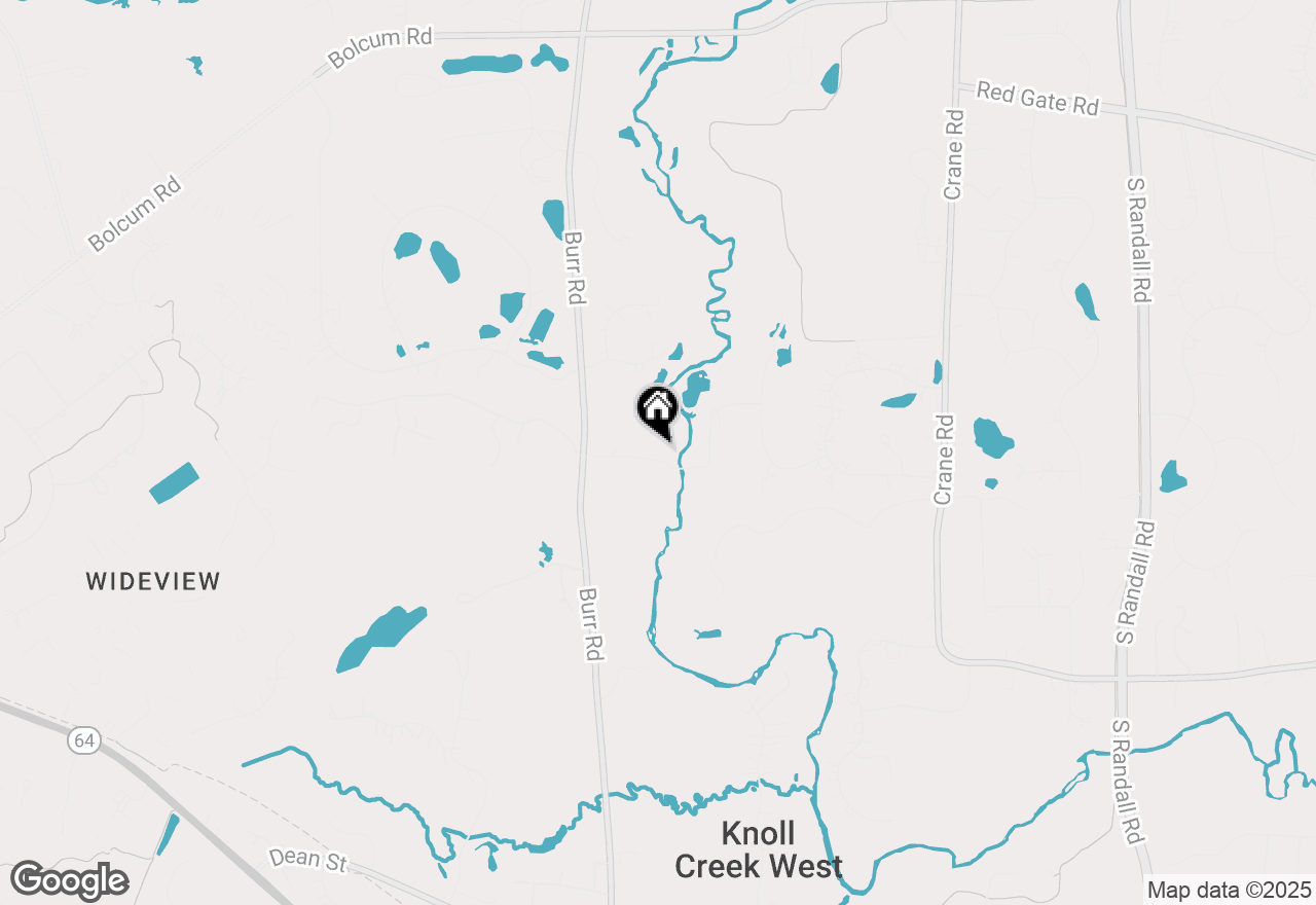 Map of 5N107 Burr Road, St. Charles, IL 60175