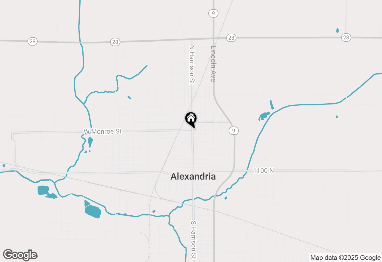 Map of 518 N Harrison Street, Alexandria, IN 46001
