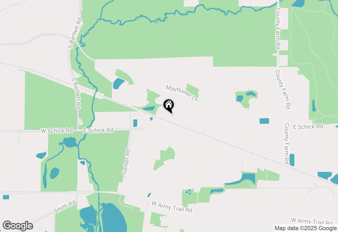 Map of 1441 Boston Court, Bartlett, IL 60103