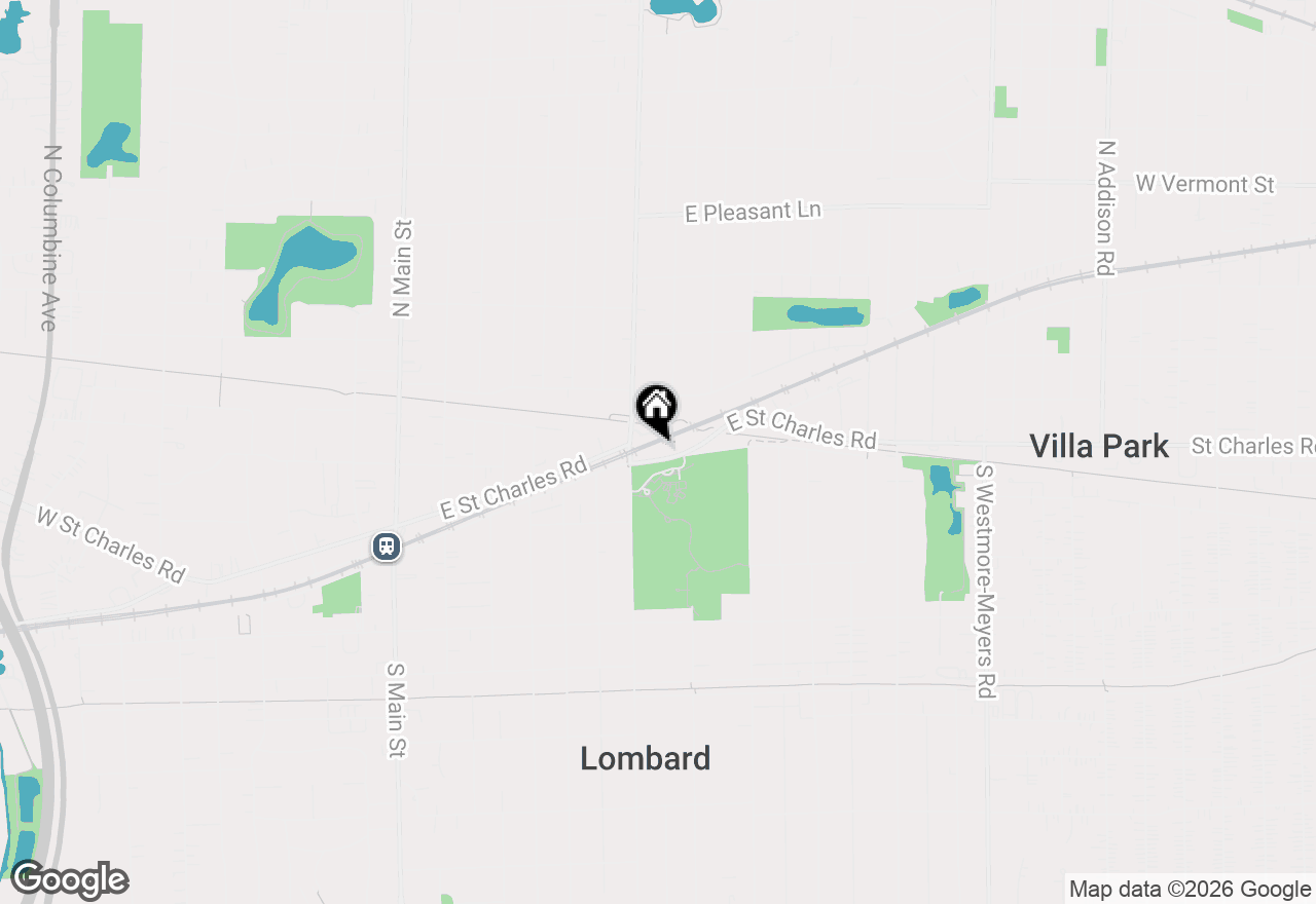 Map of 500 E Saint Charles Road #209, Lombard, IL 60148