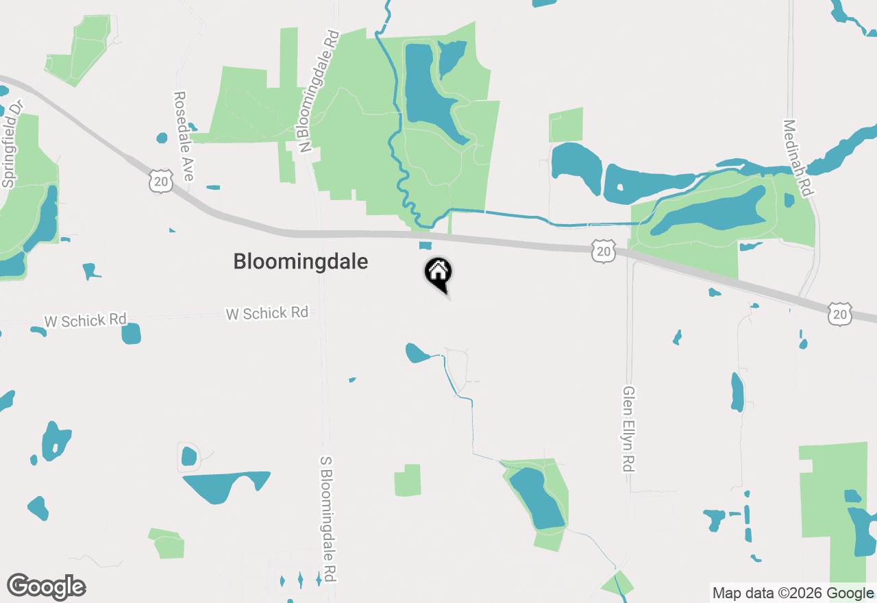 Map of 174 E Springbrook Drive #1B, Bloomingdale, IL 60108