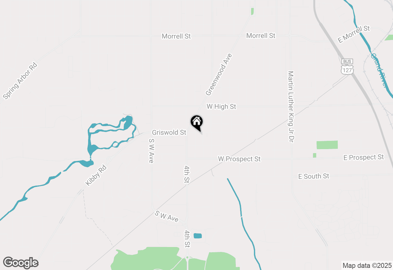 Map of 509 Griswold Street, Jackson, MI 49203