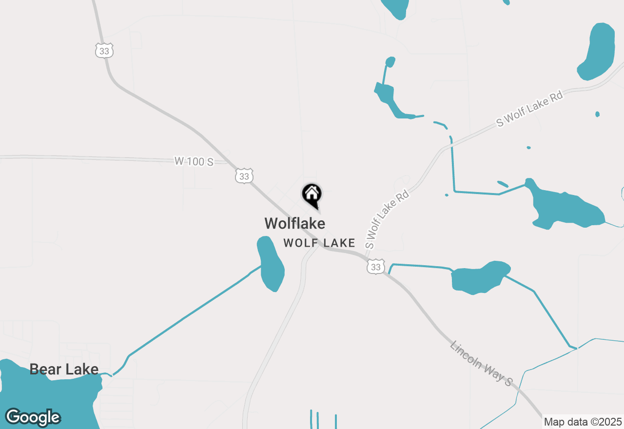 Map of 1241 S Main Street, Wolf Lake, IN 46796