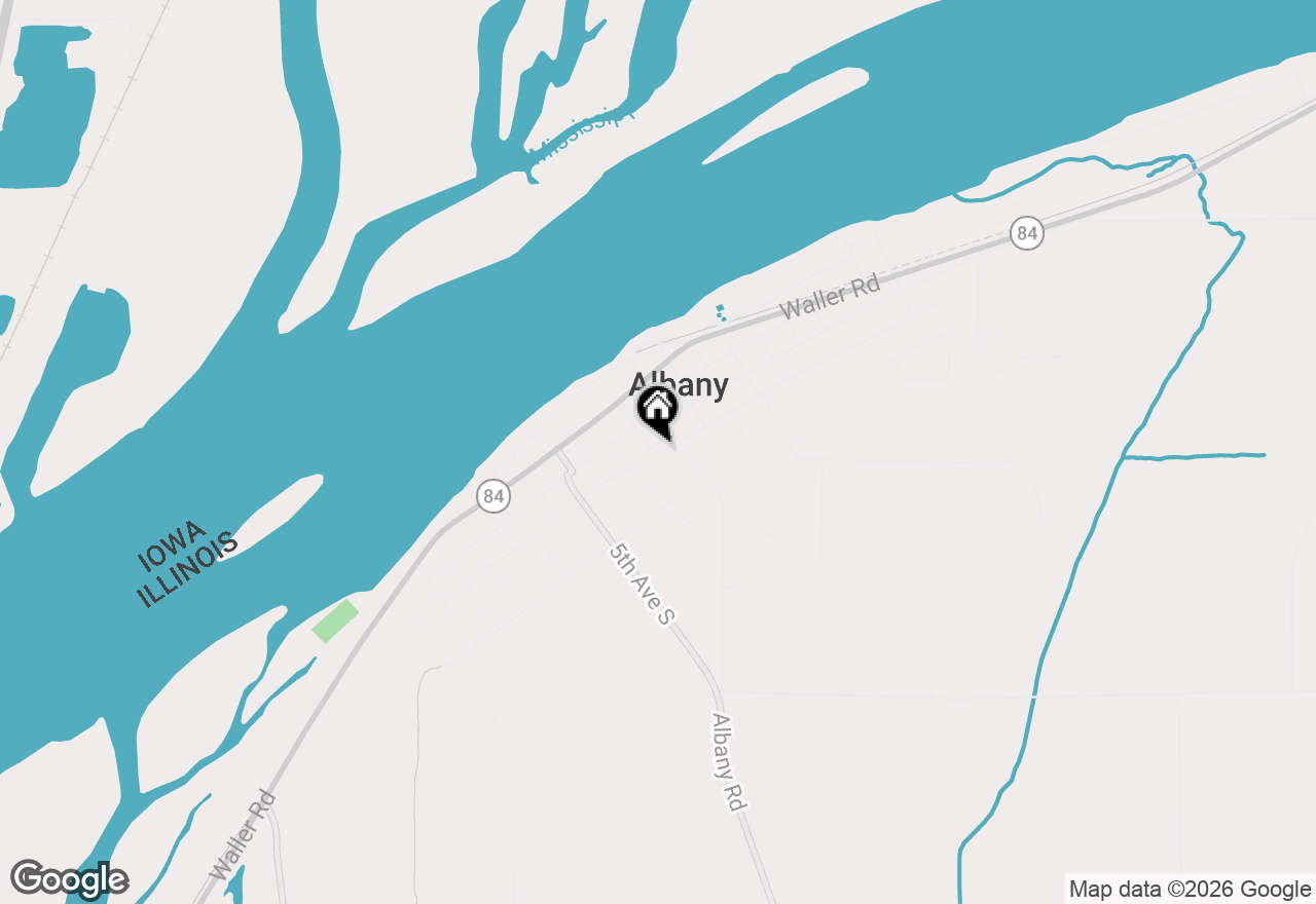 Map of 105 S Bluff Street, Albany, IL 61230