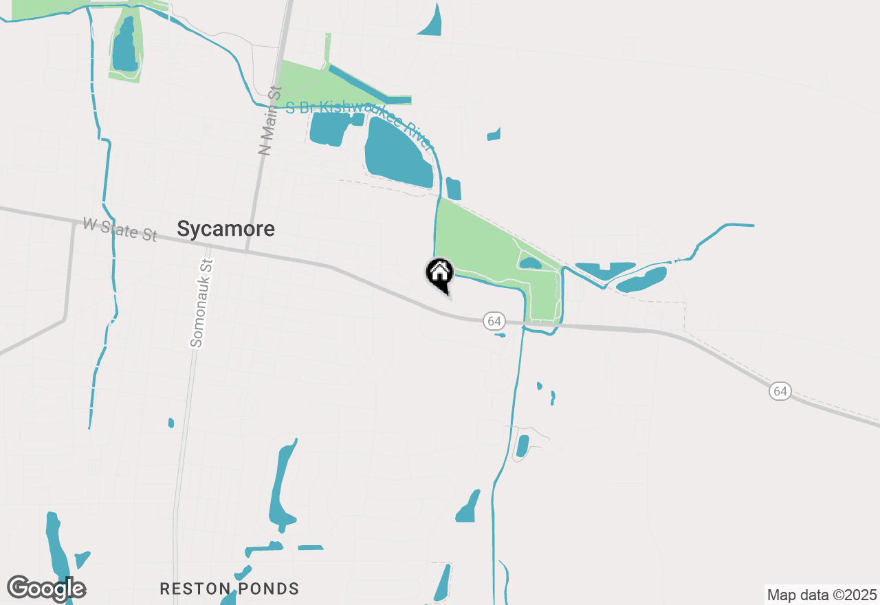 Map of 675 E State Street, Sycamore, IL 60178