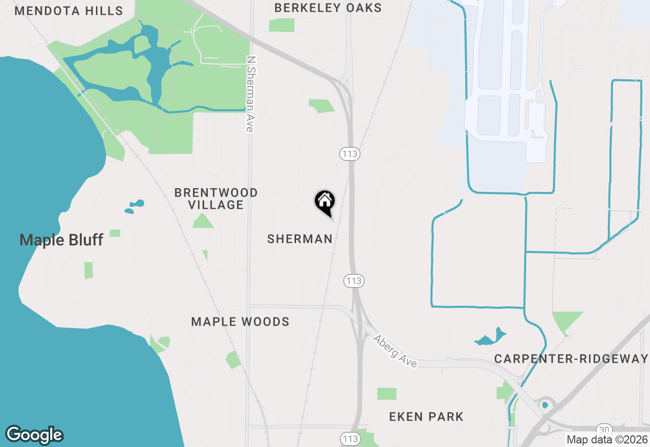 Map of 1957 Heath Avenue, Madison, WI 53704