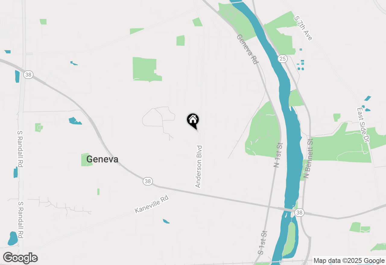 Map of 623 Mckinley Avenue, Geneva, IL 60134