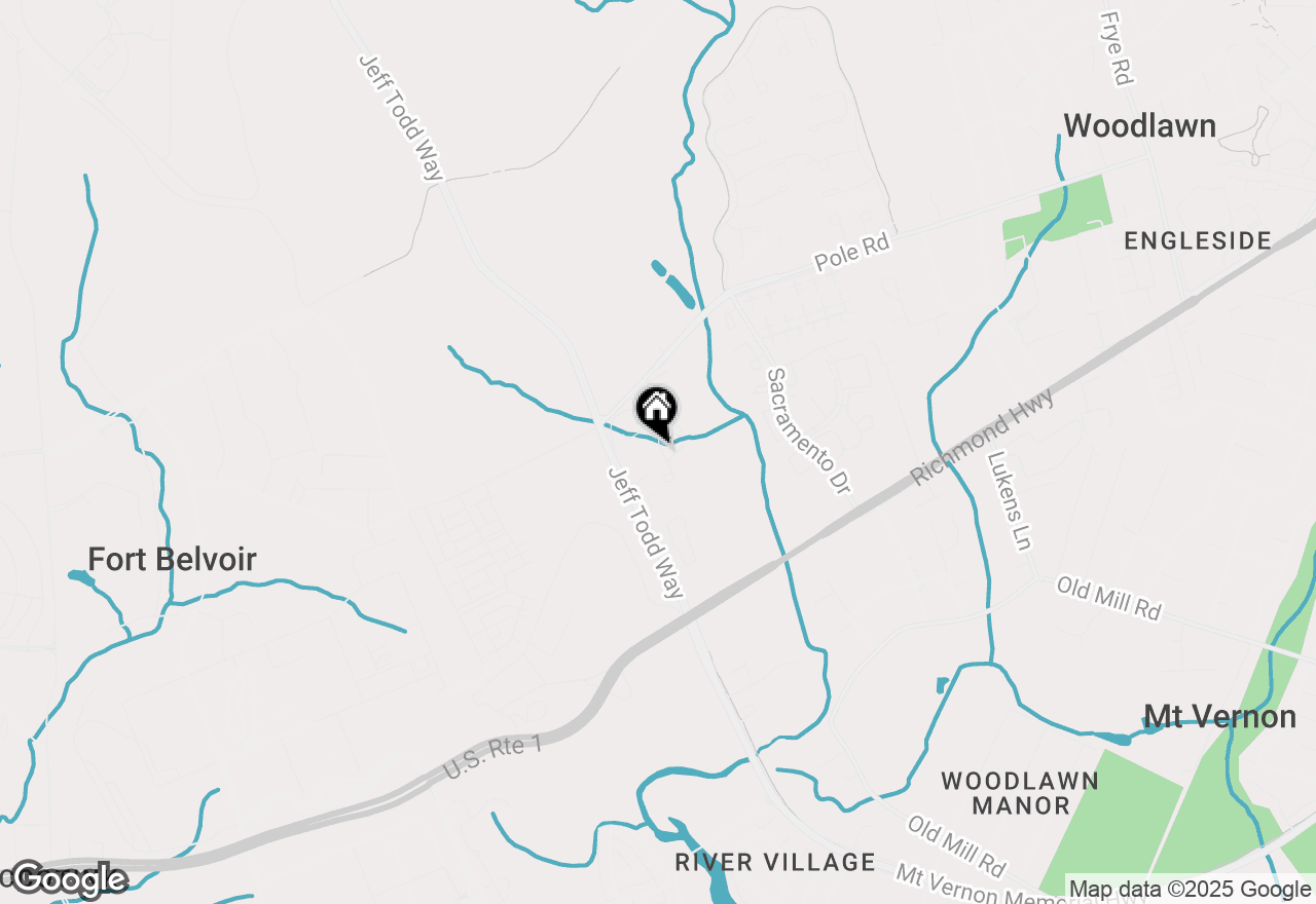 Map of 8600 Shadwell Drive #6, Alexandria, VA 22309