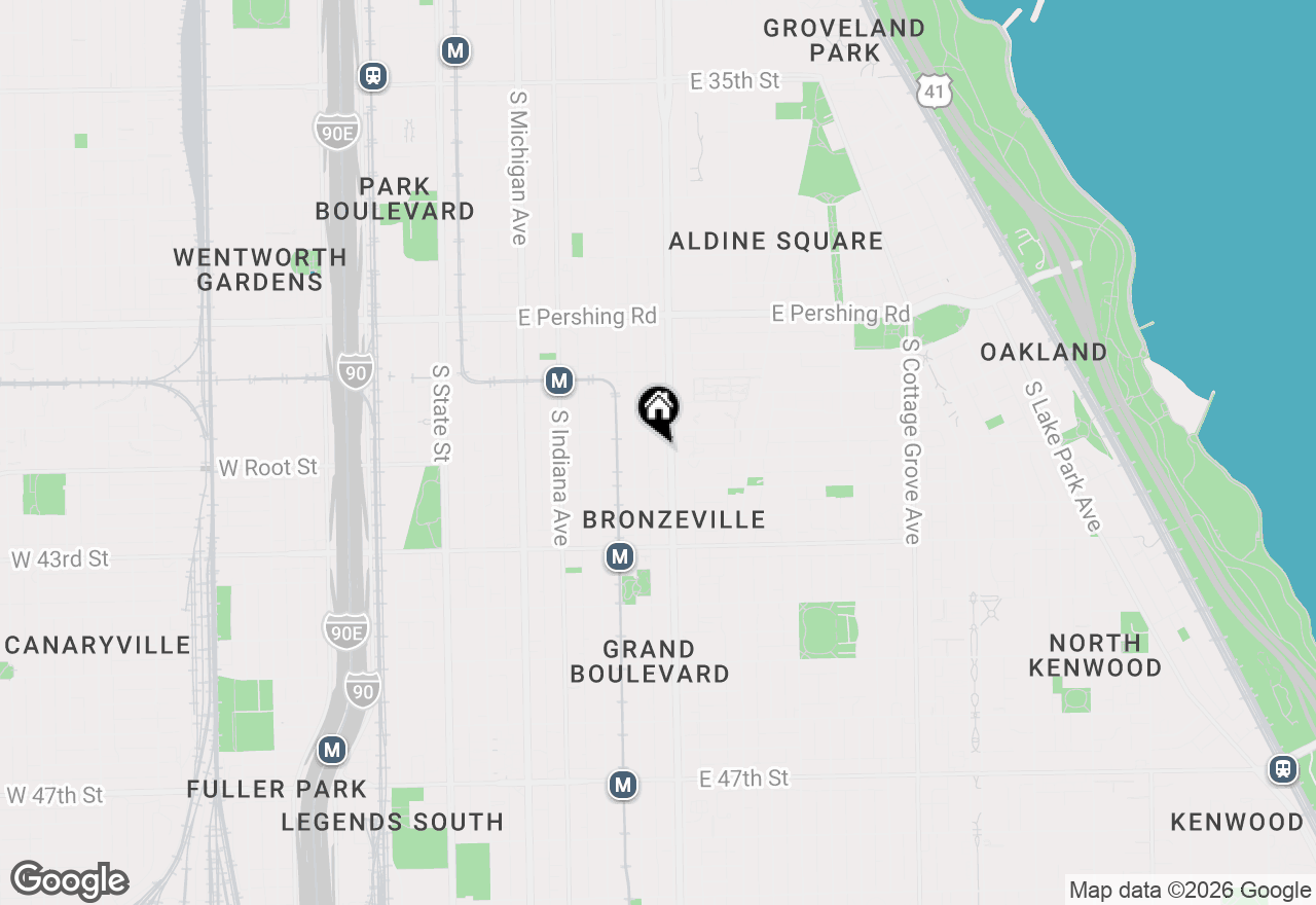 Map of 4118 S King Drive #3, Chicago, IL 60653