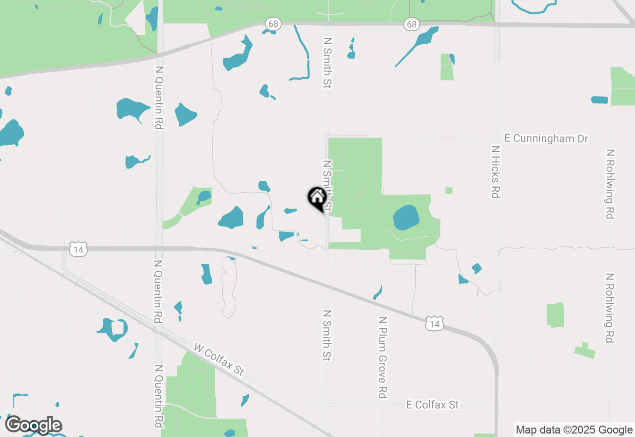 Map of 230 W Golfview Terrace, Palatine, IL 60067