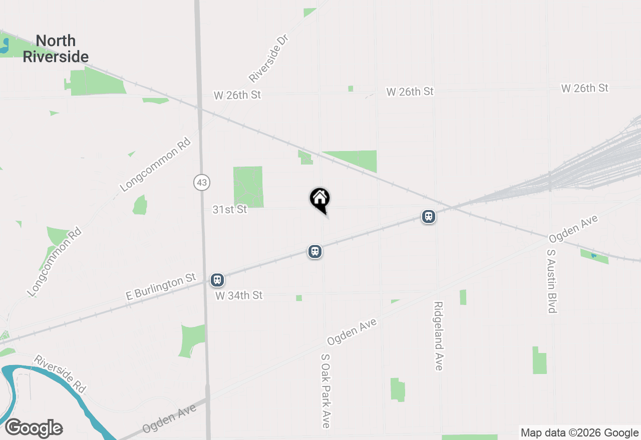 Map of 3120 Oak Park Avenue #203, Berwyn, IL 60402