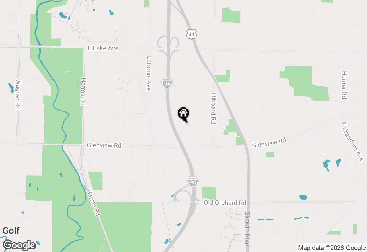 Map of 412 Lavergne Avenue, Wilmette, IL 60091