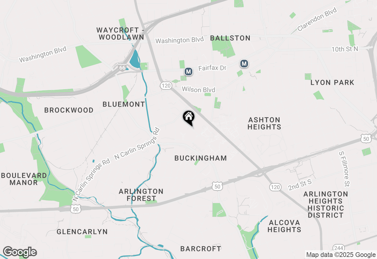 Map of 504 N Thomas Street, Arlington, VA 22203