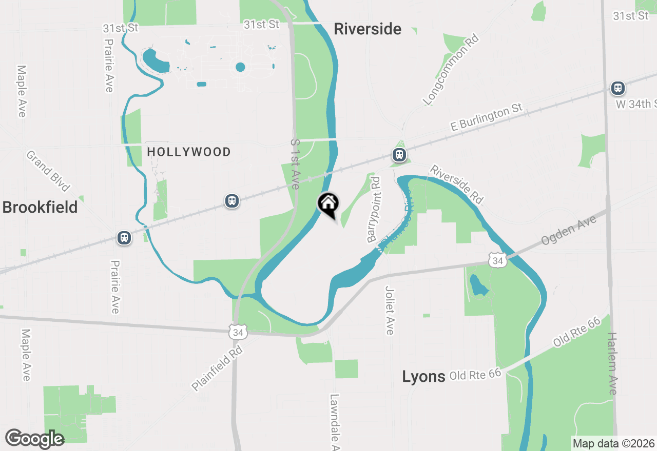 Map of 201 Scottswood Road, Riverside, IL 60546