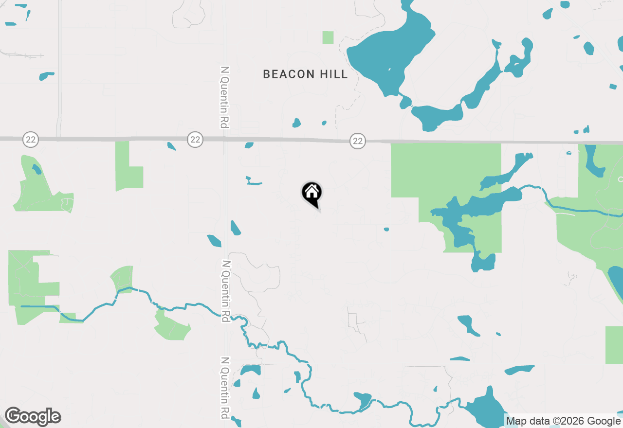 Map of 22724 N Amy Lane, Kildeer, IL 60047