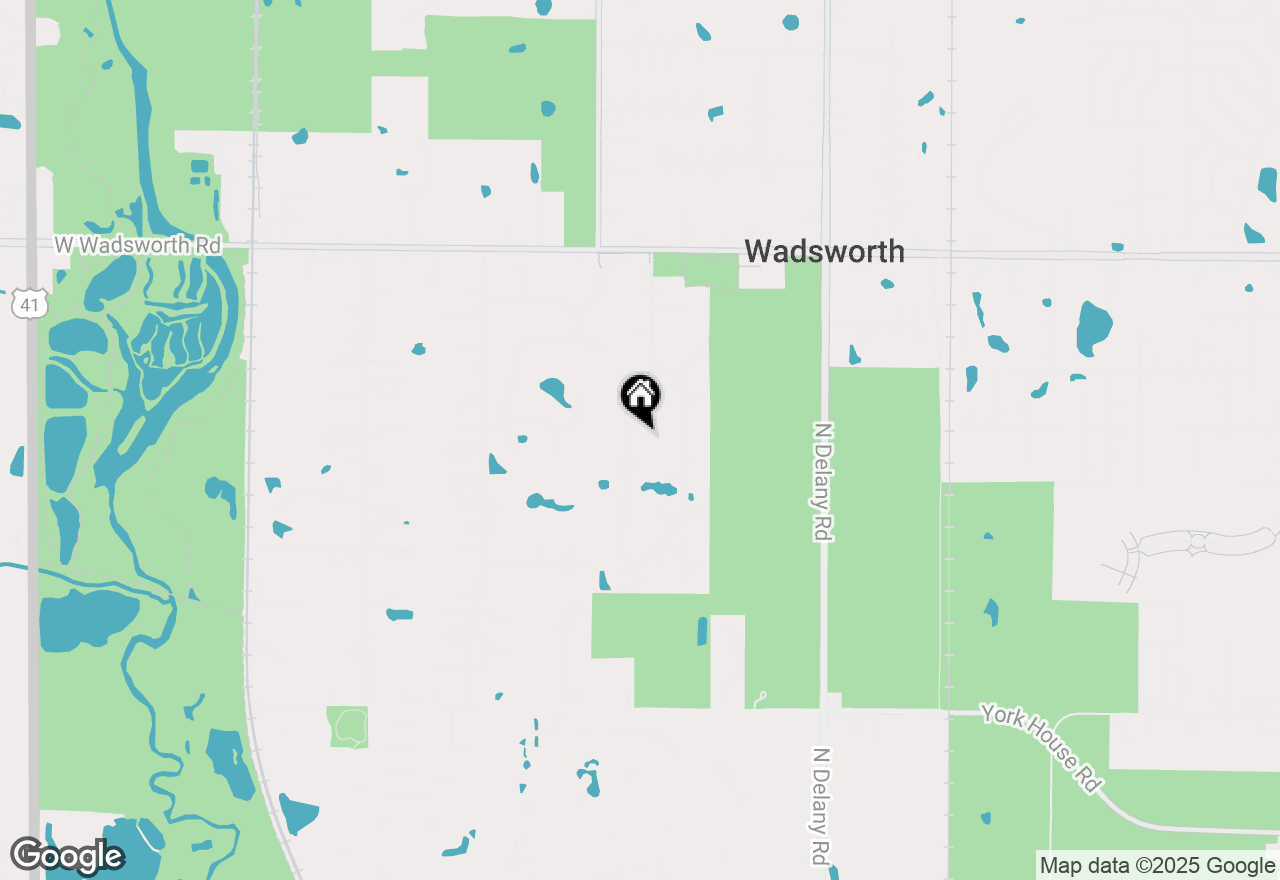 Map of 38575 N Shagbark Lane, Wadsworth, IL 60083