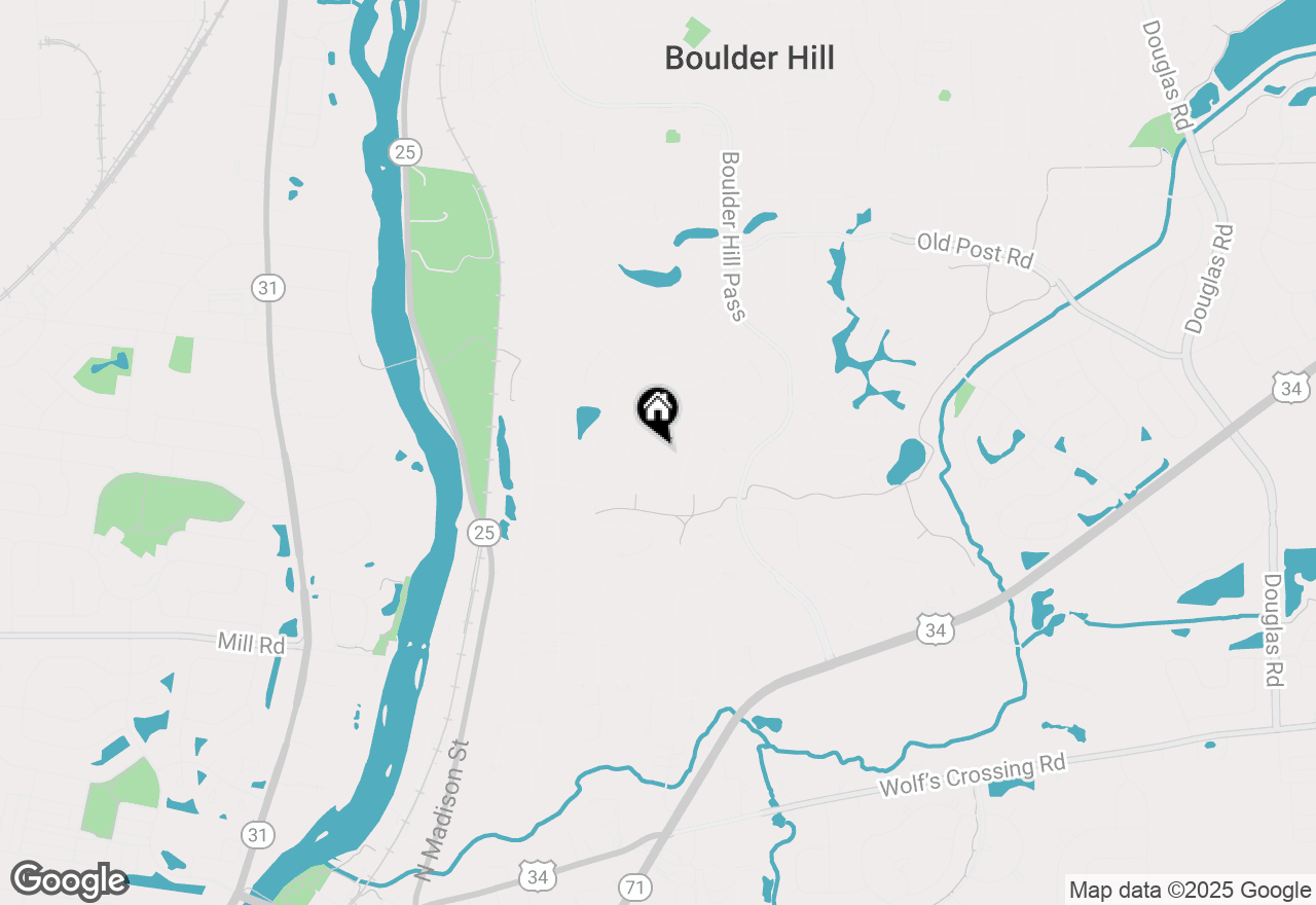 Map of 22 Sherwick Road, Oswego, IL 60543