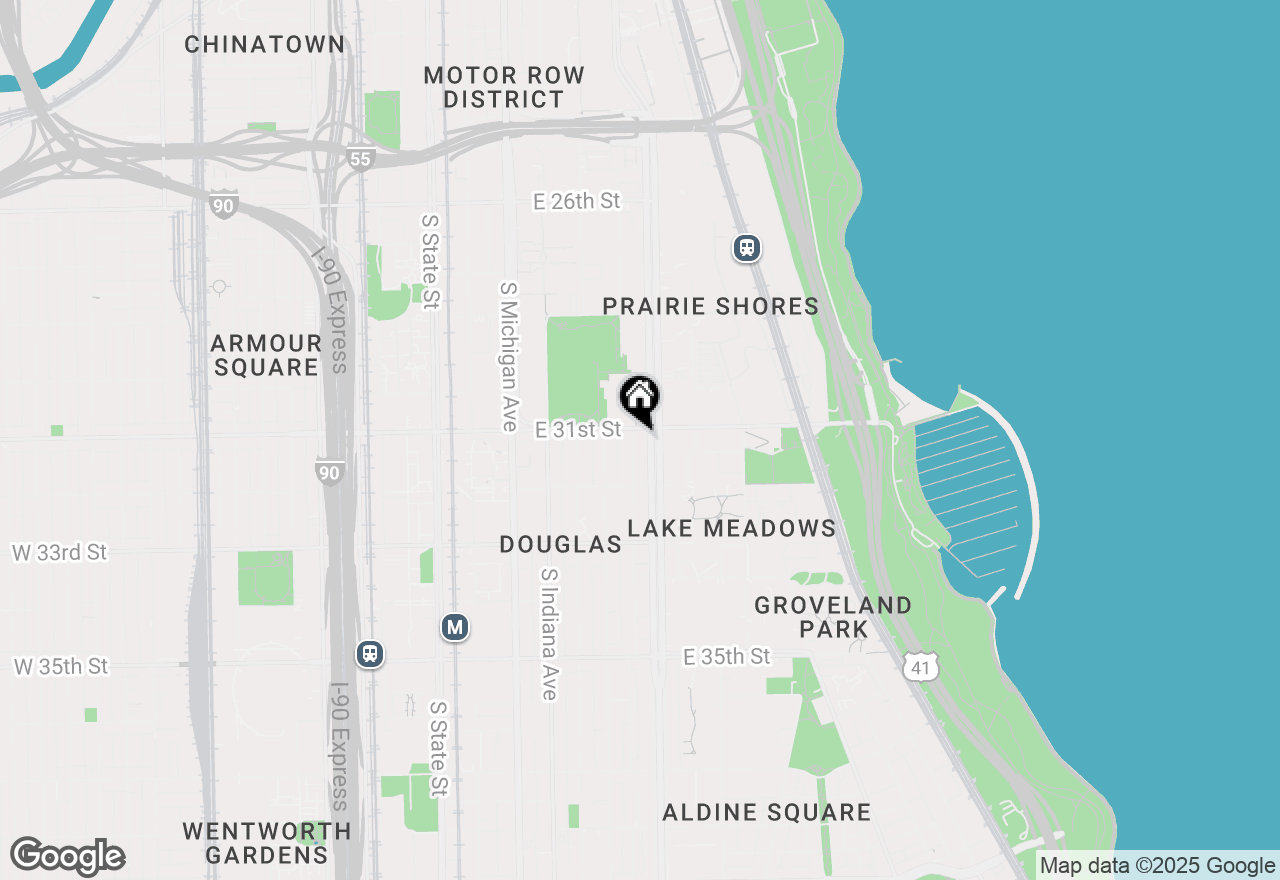 Map of 3100 S King Drive #601, Chicago, IL 60616