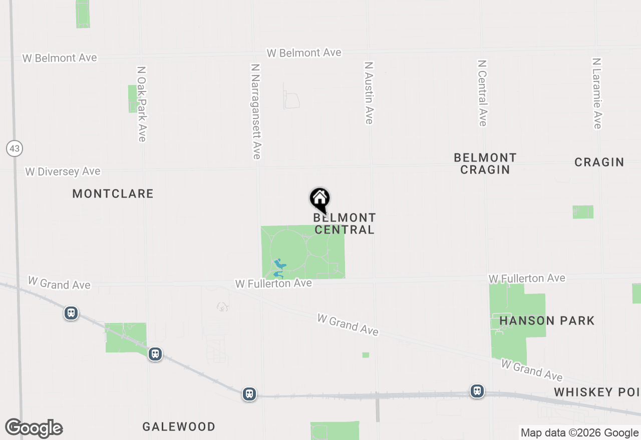 Map of 6154 W Wrightwood Avenue, Chicago, IL 60639