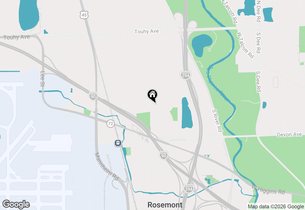 Map of 2945 S Scott Street, Des Plaines, IL 60018