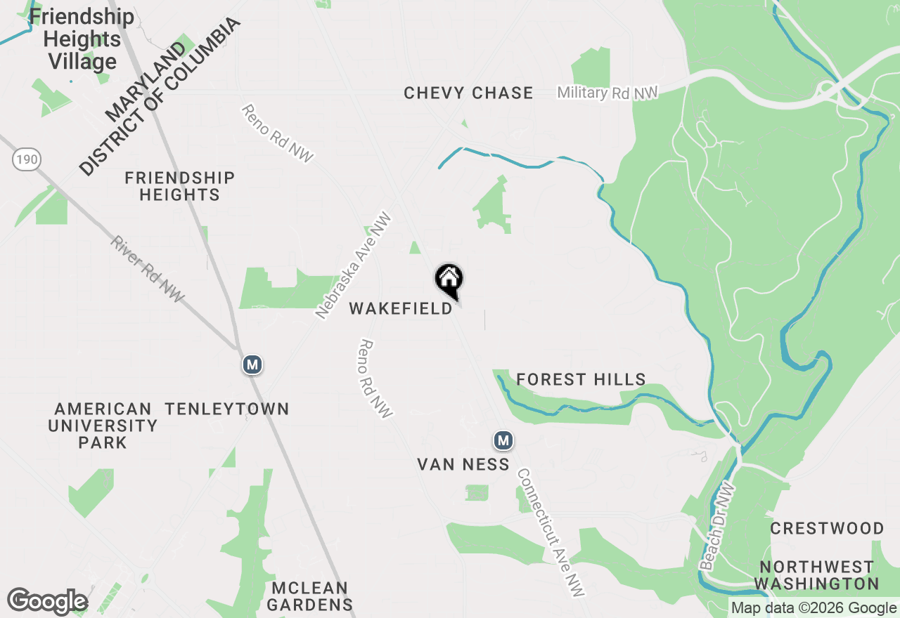 Map of 4701 Connecticut Avenue Nw #105, Washington, DC 20008