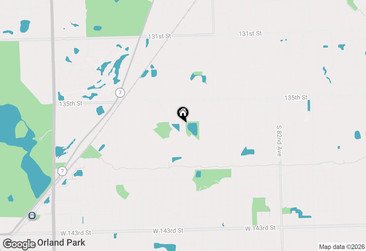 Map of 13626 S 88th Avenue, Orland Park, IL 60462