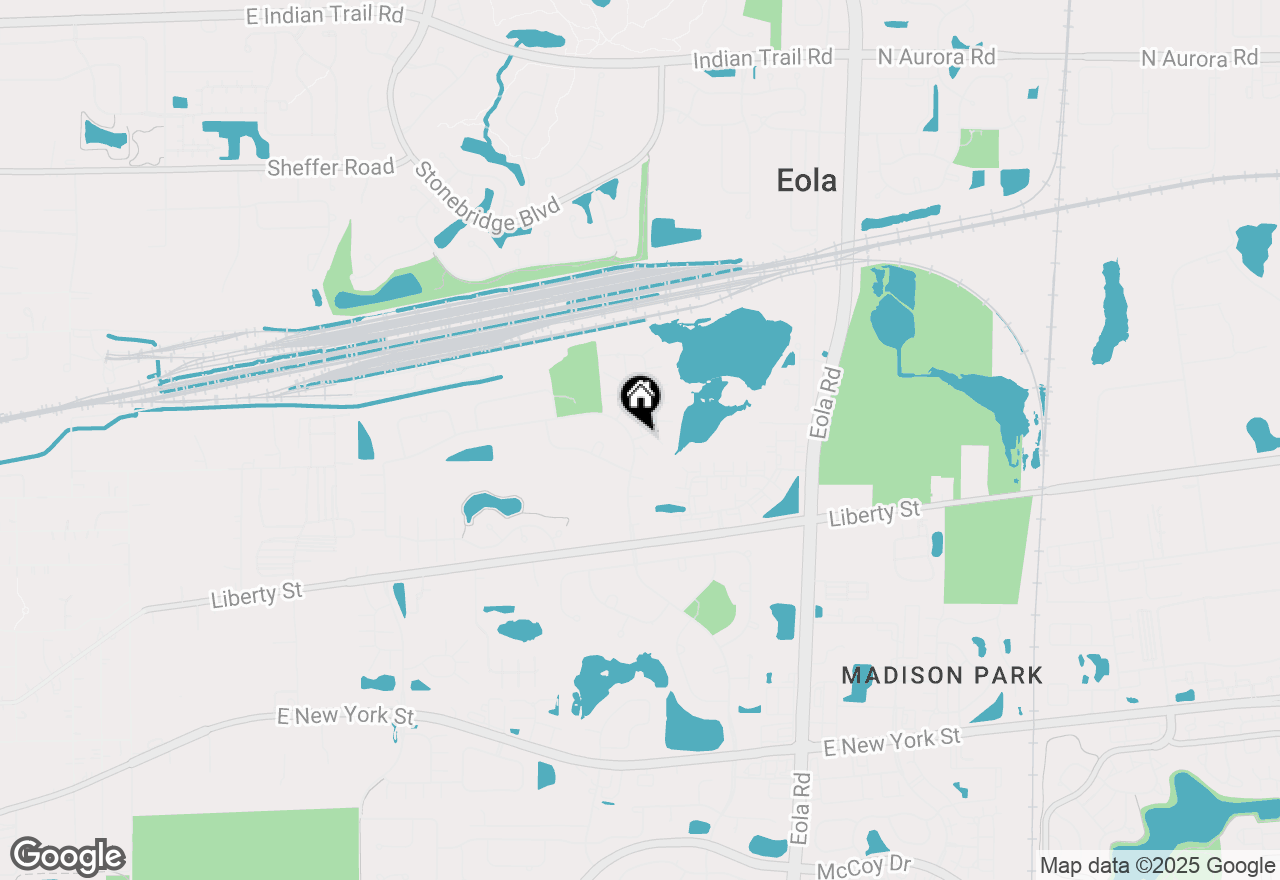 Map of 921 Parkhill Circle, Aurora, IL 60502