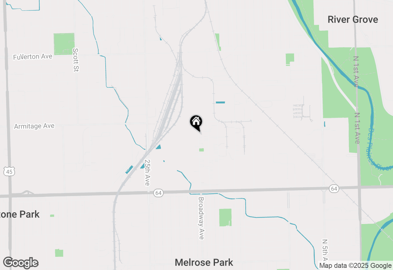 Map of 2050 N 19th Avenue, Melrose Park, IL 60160