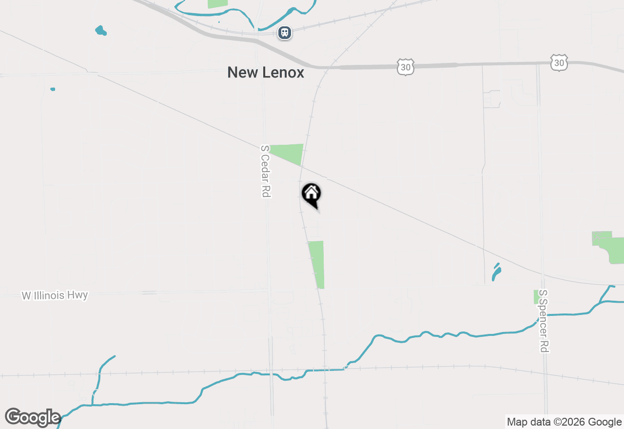 Map of 231 E Woodlawn Road, New Lenox, IL 60451