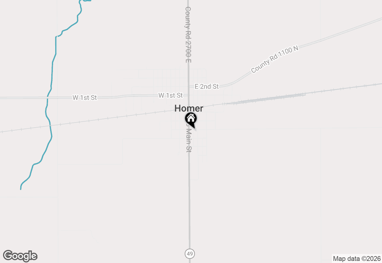 Map of 401 S Main Street, Homer, IL 61849