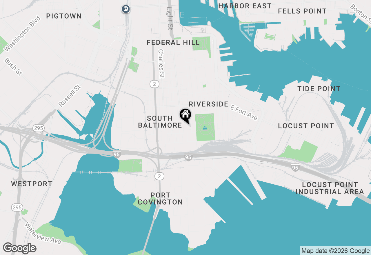 Map of 1720 Byrd Street, Baltimore, MD 21230