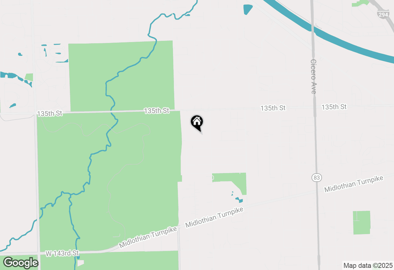 Map of 13616 Short Drive, Crestwood, IL 60418