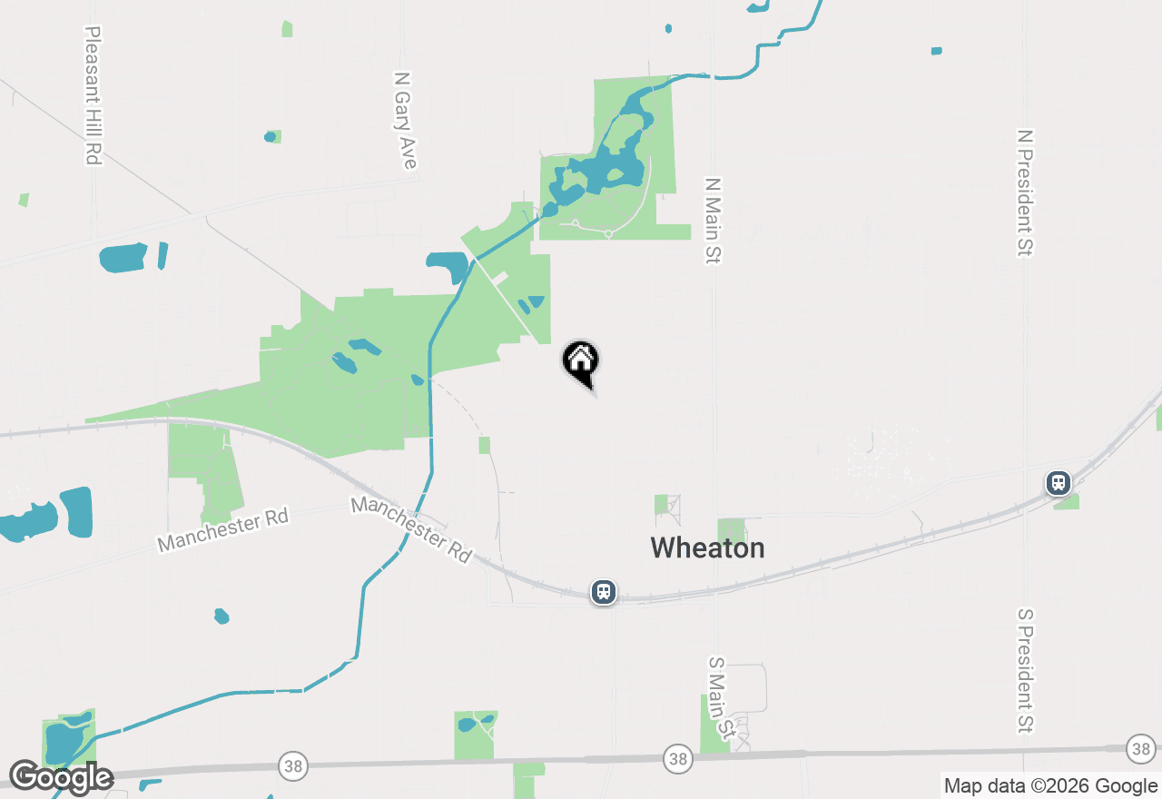 Map of 707 Gary Court, Wheaton, IL 60187