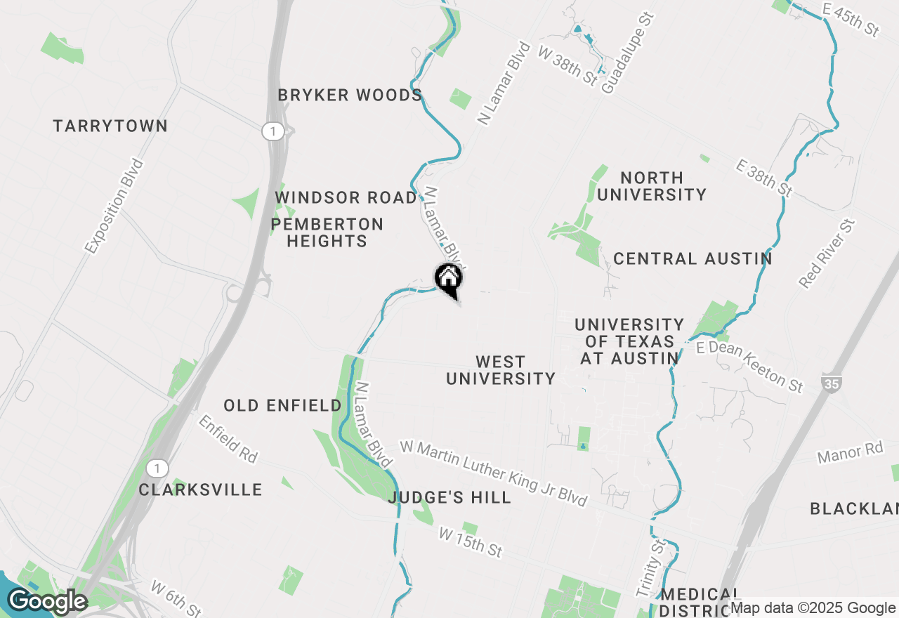Map of 1000 W 26th St #220, Austin, TX 78705