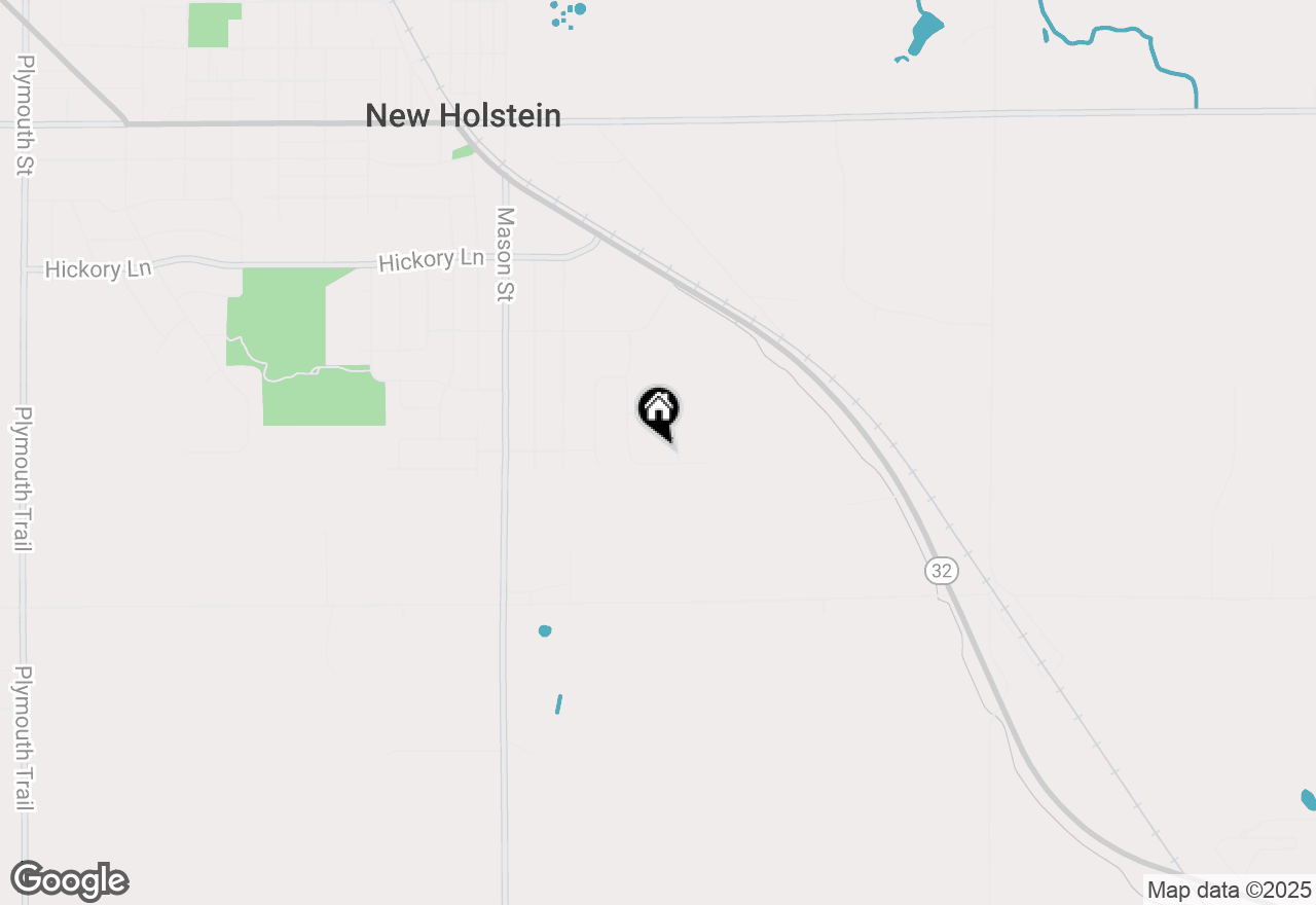 Map of 1132 Lisa Ln, New Holstein, WI 53061