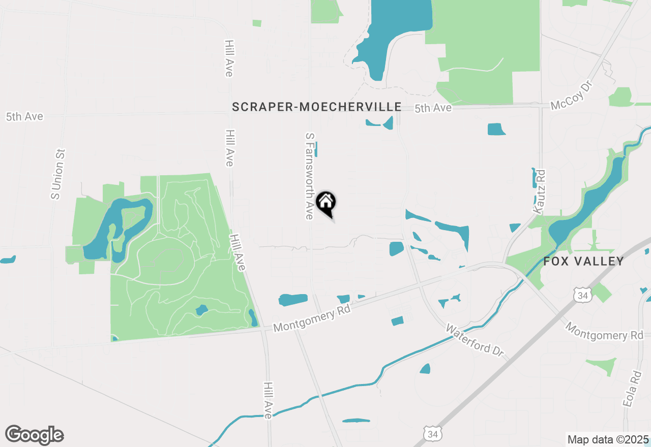 Map of 859 Symphony Drive, Aurora, IL 60504