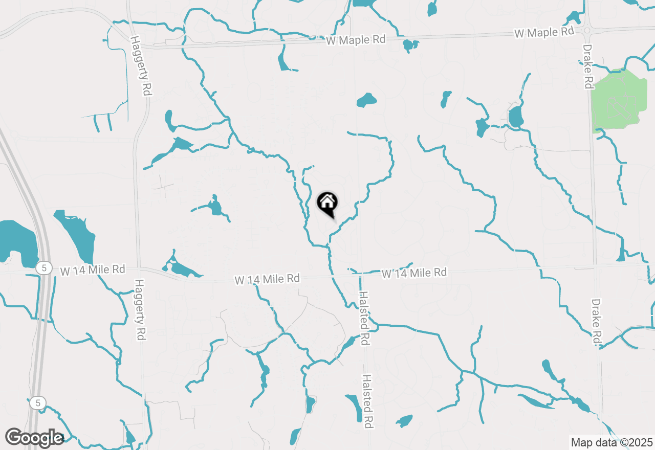 Map of 7276 Somerby, West Bloomfield, MI 48322