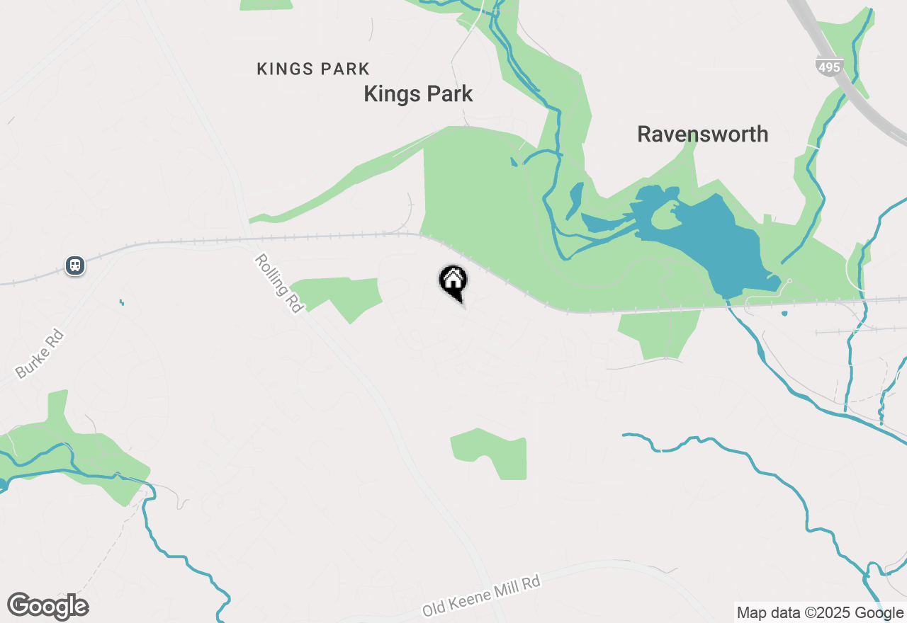 Map of 8422 Penshurst Drive #594, Springfield, VA 22152