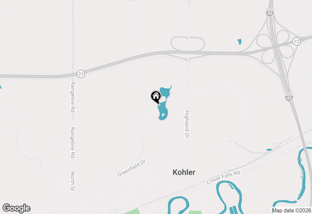 Map of 516 Sir Howard Cir, Kohler, WI 53044