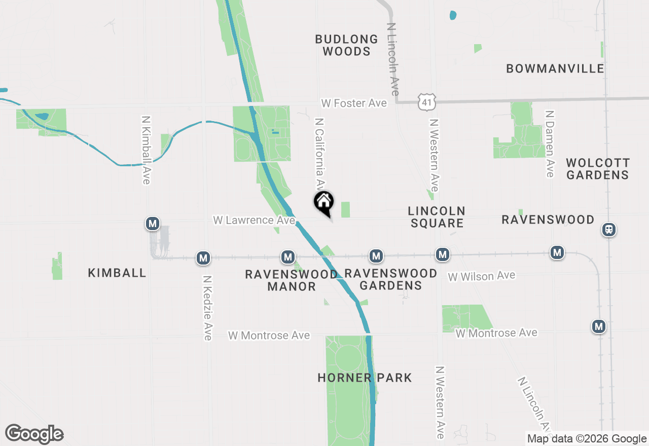 Map of 2759 W Lawrence Avenue #2W, Chicago, IL 60625