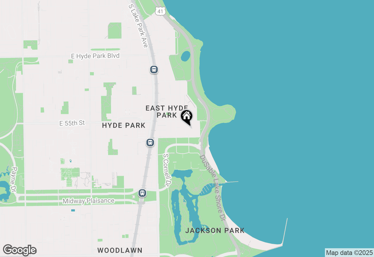 Map of 5527 S Everett Avenue #1E, Chicago, IL 60637