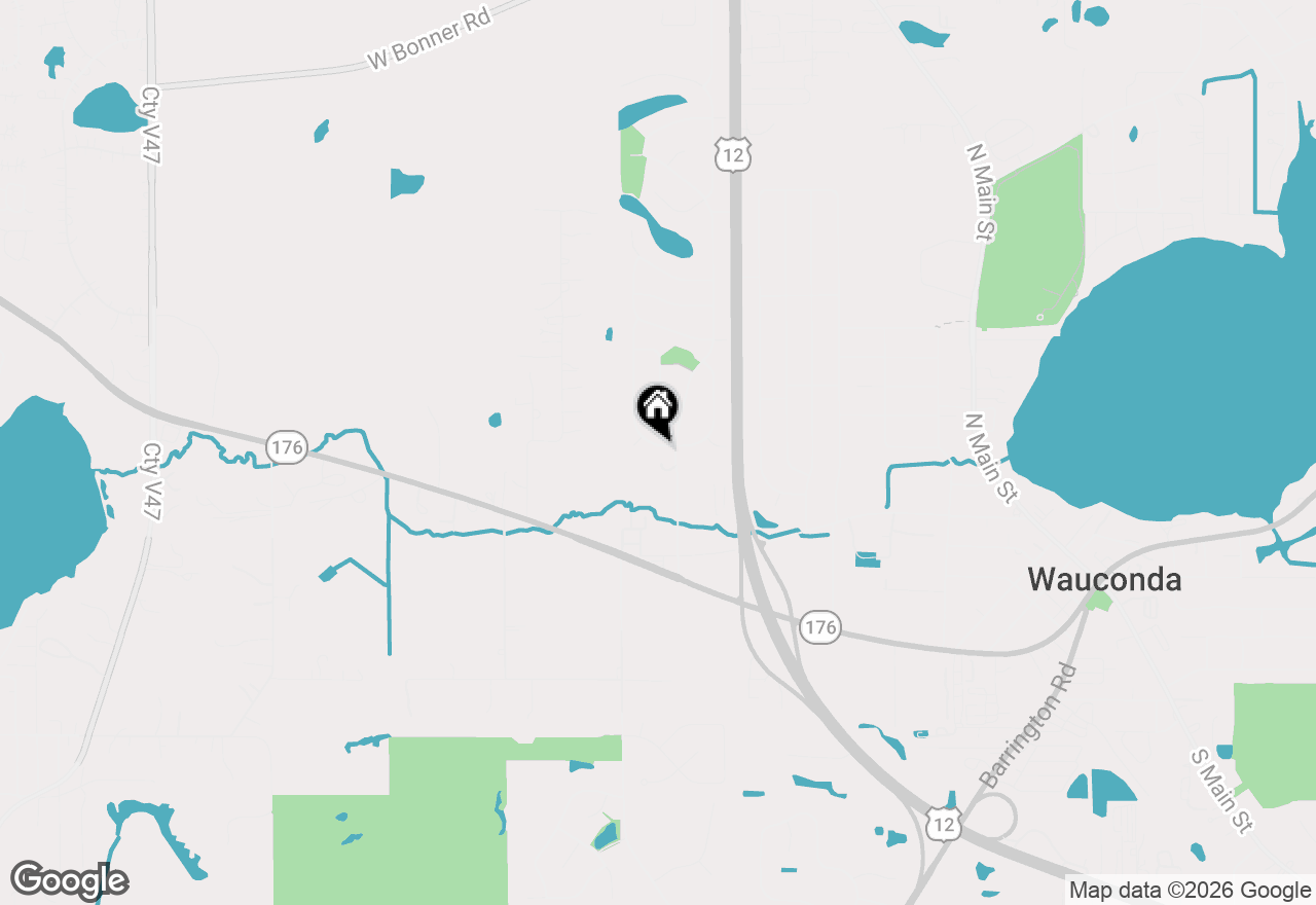 Map of 309 Willow Road, Wauconda, IL 60084