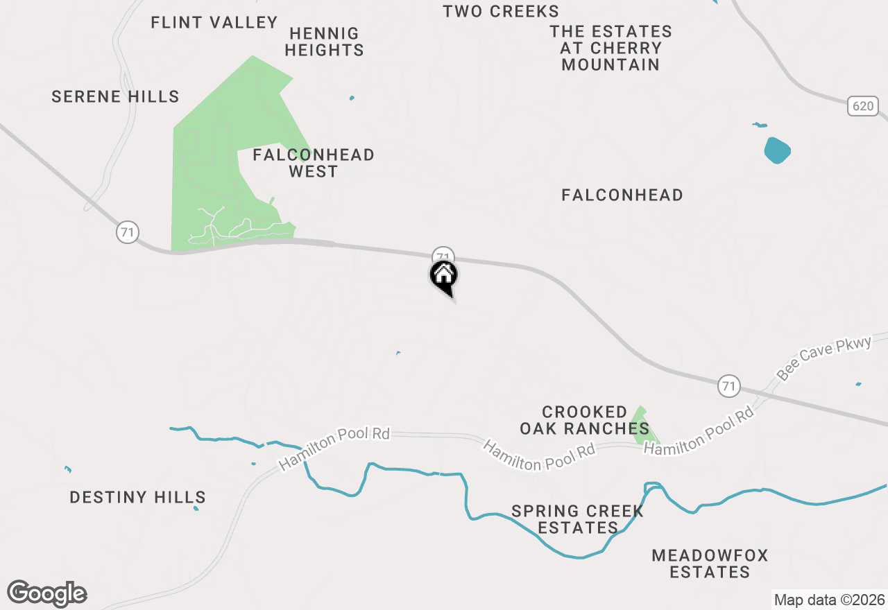 Map of 5216 Palermo Dr, Austin, TX 78738