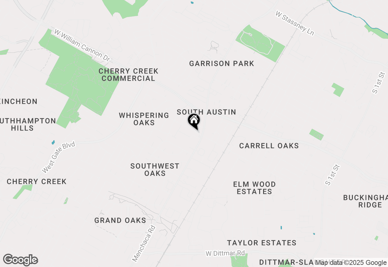 Map of 2007 Matthews Ln, Austin, TX 78745