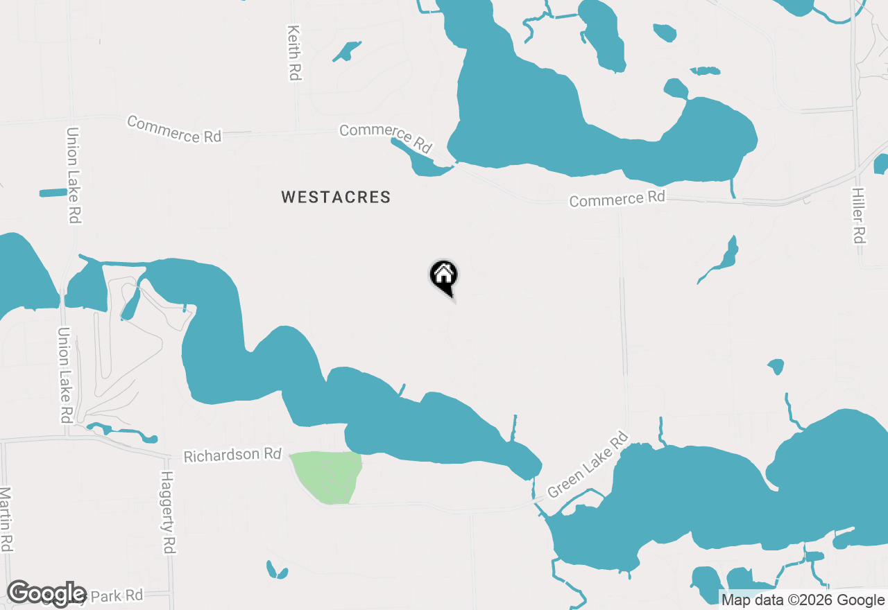 Map of 3899 S Elder Road, West Bloomfield, MI 48324