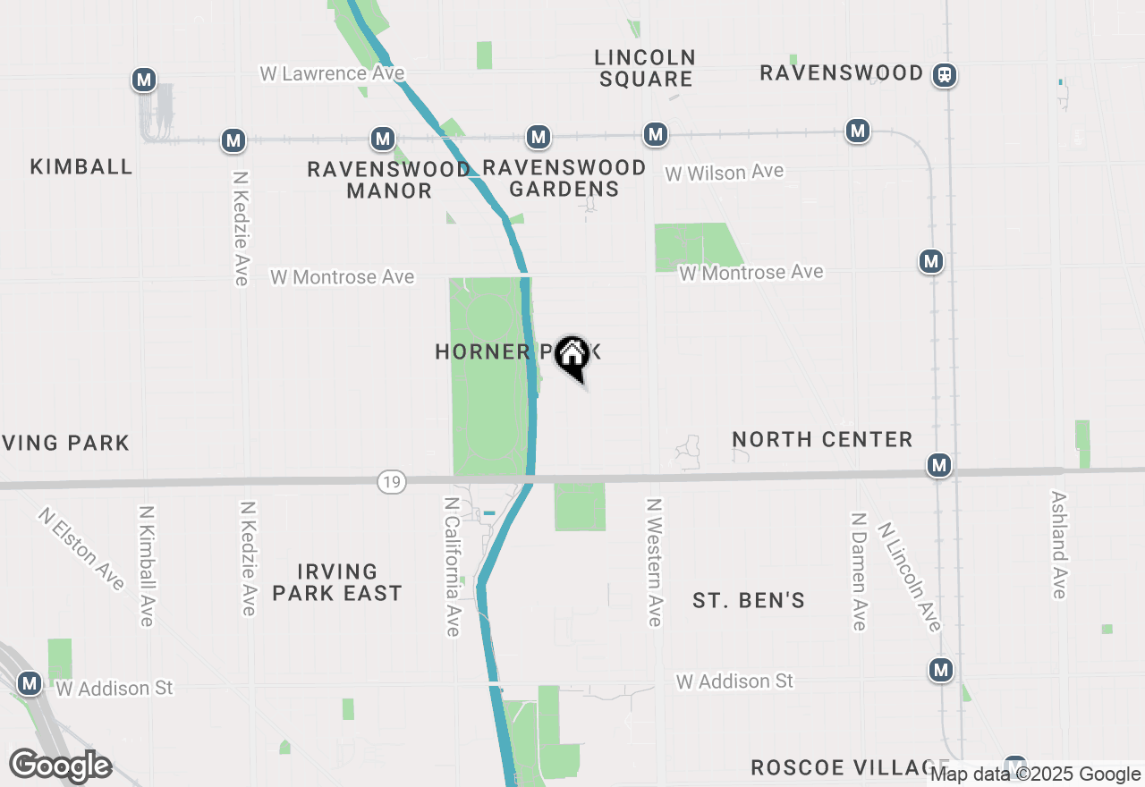 Map of 4142 N Maplewood Avenue #HOUSE, Chicago, IL 60618